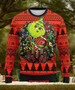 Cleveland Browns Grinch Hug Christmas Ugly Sweater