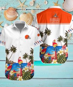 Cleveland Browns Hawaiian Shirt And Short For Fans