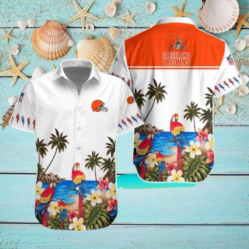 Cleveland Browns Hawaiian Shirt And Short For Fans