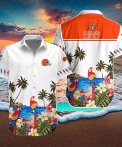 Cleveland Browns Hawaiian Shirt And Short For Fans