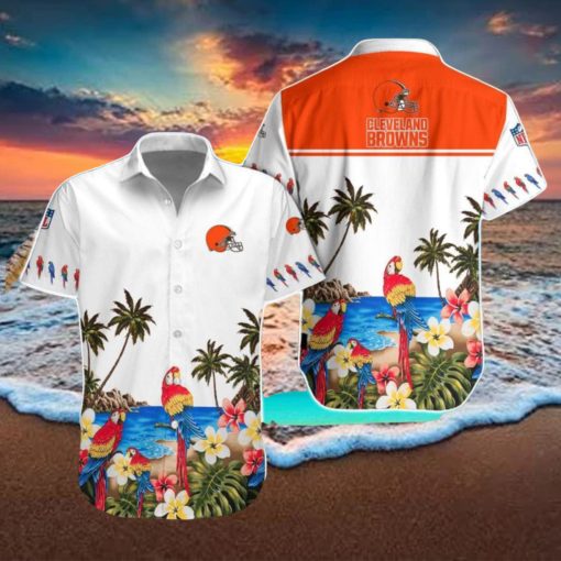 Cleveland Browns Hawaiian Shirt And Short For Fans