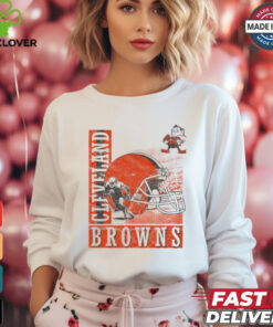 Cleveland Browns Helmet Dash T Shirt