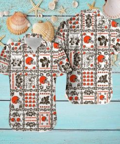 Cleveland Browns High Quality Hawaiian Shirt And Short For Men Gift, Short Beach For Family Christmas