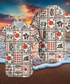 Cleveland Browns High Quality Hawaiian Shirt And Short For Men Gift, Short Beach For Family Christmas