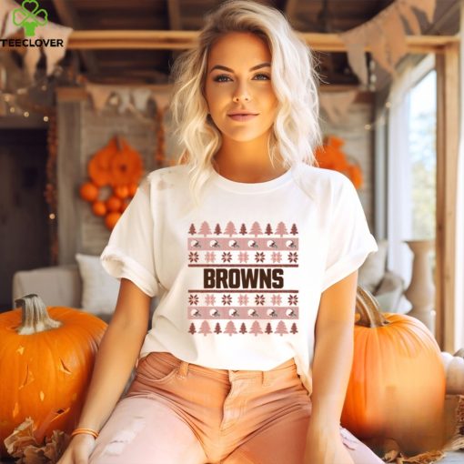 Cleveland Browns Holiday Christmas Tree T Shirt