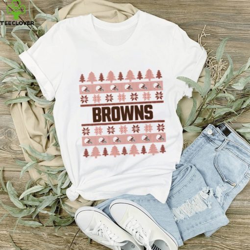 Cleveland Browns Holiday Christmas Tree T Shirt