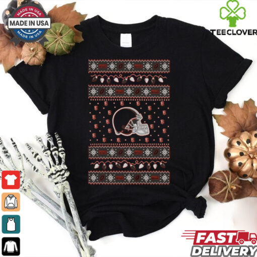 Cleveland Browns Holiday Lights Sweater  T Shirt