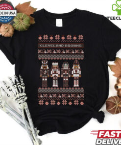 Cleveland Browns Holiday Nutcracker Sweater T Shirt 3 Cleveland Browns Holiday Nutcracker Sweater T Shirt