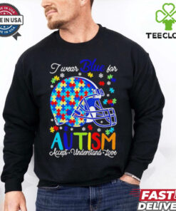 Cleveland Browns I wear blue for Autism accept understand love shirt