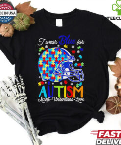 Cleveland Browns I wear blue for Autism accept understand love shirt