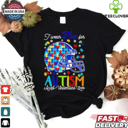 Cleveland Browns I wear blue for Autism accept understand love shirt
