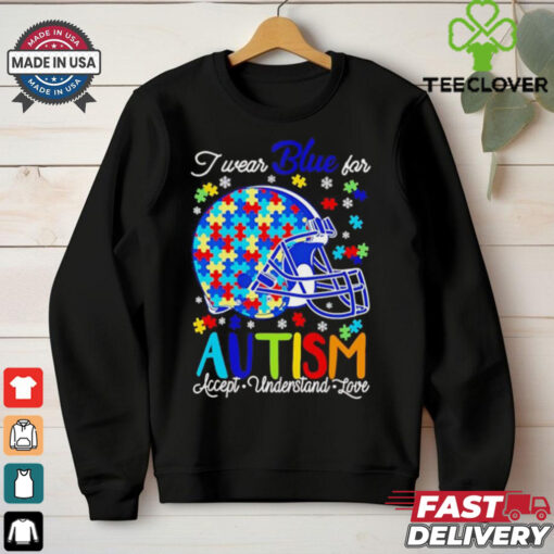 Cleveland Browns I wear blue for Autism accept understand love shirt