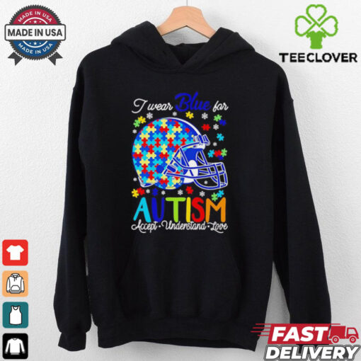 Cleveland Browns I wear blue for Autism accept understand love shirt