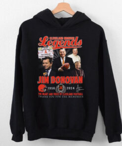 Cleveland Browns Jim Donovan 1956 2024 The Heart And The Voice Of Browns T Shirt