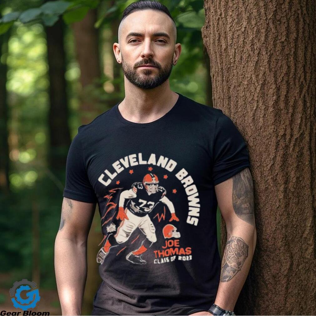 Cleveland Browns Joe Thomas Class Of 2023 Homage T Shirt - Limotees