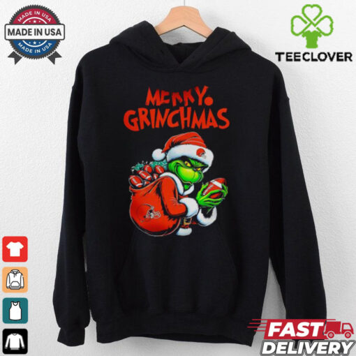 Cleveland Browns Just Grinchmas For Champions  T Shirt