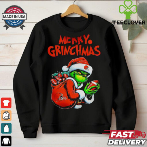 Cleveland Browns Just Grinchmas For Champions  T Shirt