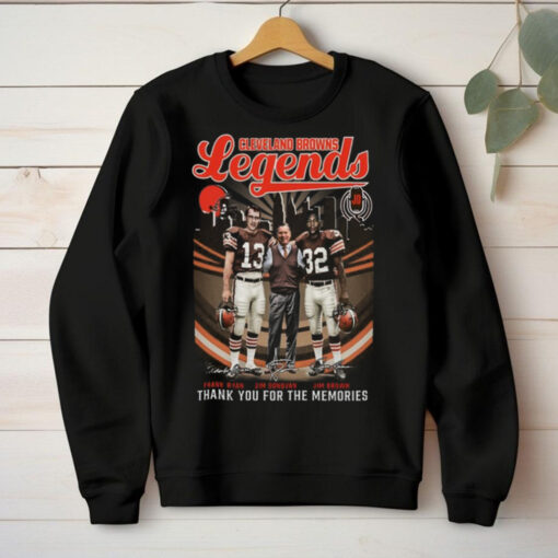 Cleveland Browns Legends Thank You For The Memories T Shirt