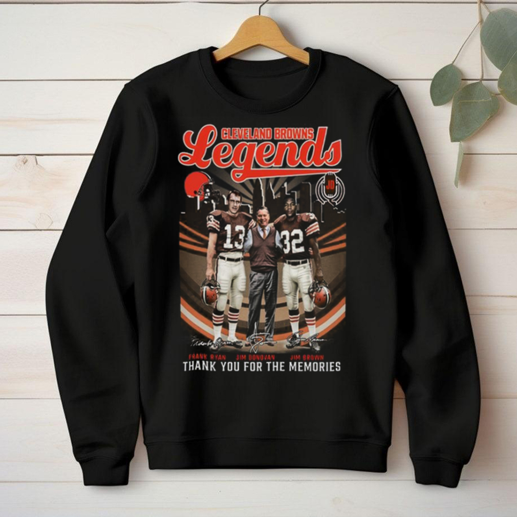 Cleveland Browns Legends Thank You For The Memories T Shirt Cleveland Browns Legends Thank You For The Memories T Shirt
