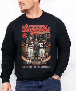 Cleveland Browns Legends Thank You For The Memories T Shirt