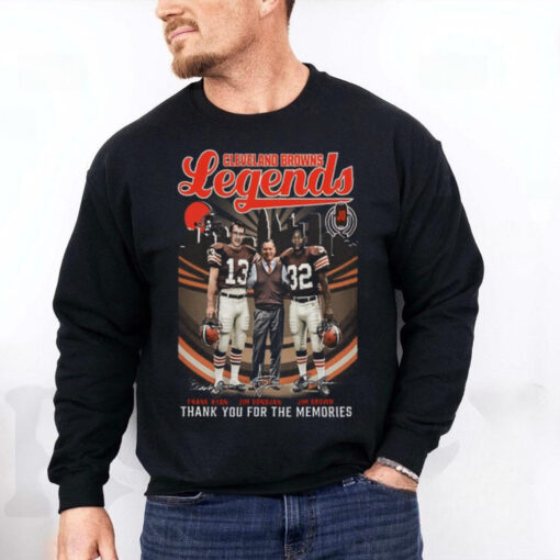 Cleveland Browns Legends Thank You For The Memories T Shirt