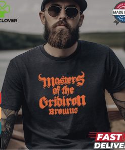 Cleveland Browns Masters Of The Gridiron T Shirts