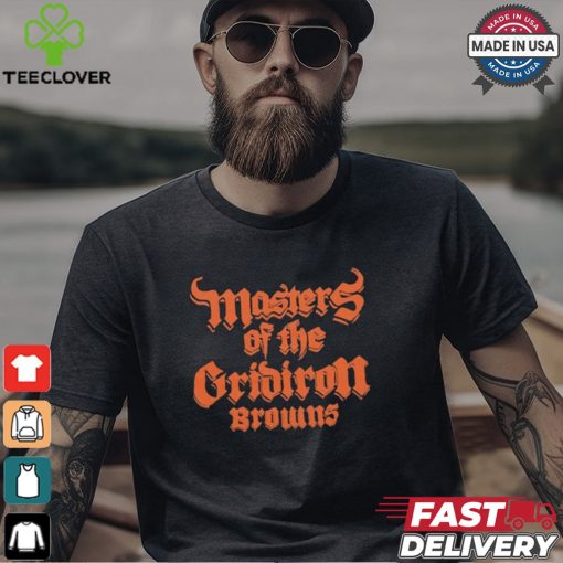 Cleveland Browns Masters Of The Gridiron T Shirts