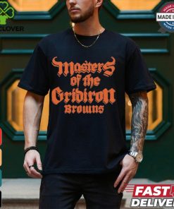 Cleveland Browns Masters Of The Gridiron T Shirts