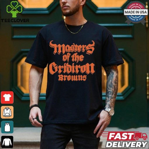 Cleveland Browns Masters Of The Gridiron T Shirts