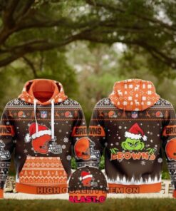 Cleveland Browns Merry Christmas Ugly Hoodie Sweatshirt