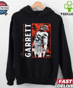 Cleveland Browns Myles Garrett Vertical signature shirt