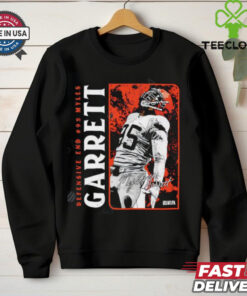Cleveland Browns Myles Garrett Vertical signature shirt 1 Cleveland Browns Myles Garrett Vertical signature shirt