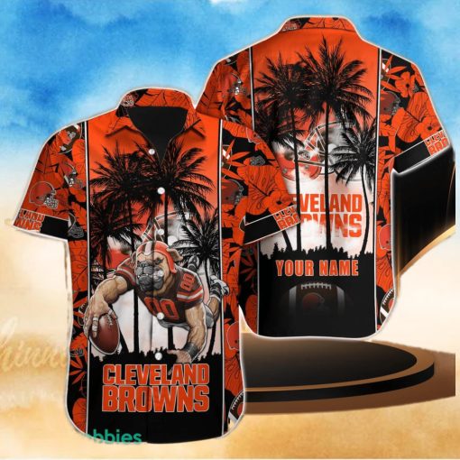 Cleveland Browns NFL Custom Name Hawaiian Shirt For Men Women Impressive Gift For Real Fan