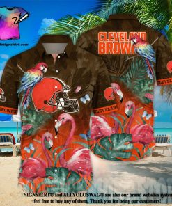 Cleveland Browns NFL Floral Full Printing Unisex Hawaiian Shirt