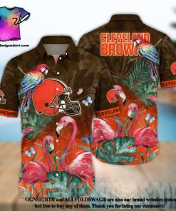 Cleveland Browns NFL Floral Full Printing Unisex Hawaiian Shirt