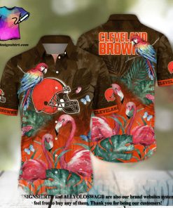 Cleveland Browns NFL Floral Full Printing Unisex Hawaiian Shirt