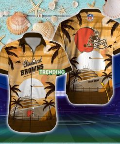 Cleveland Browns NFL Football Custom Name Hawaiian Shirt For Men And Women Gift For Fans hawaiian shirt