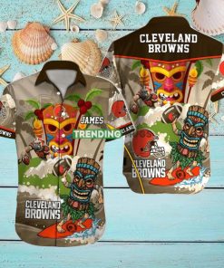 Cleveland Browns NFL Football Custom Name Hawaiian Shirt For Men And Women Gift For Real Fan hawaiian shirt