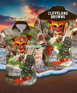 Cleveland Browns NFL Football Custom Name Hawaiian Shirt For Men And Women Gift For Real Fan hawaiian shirt