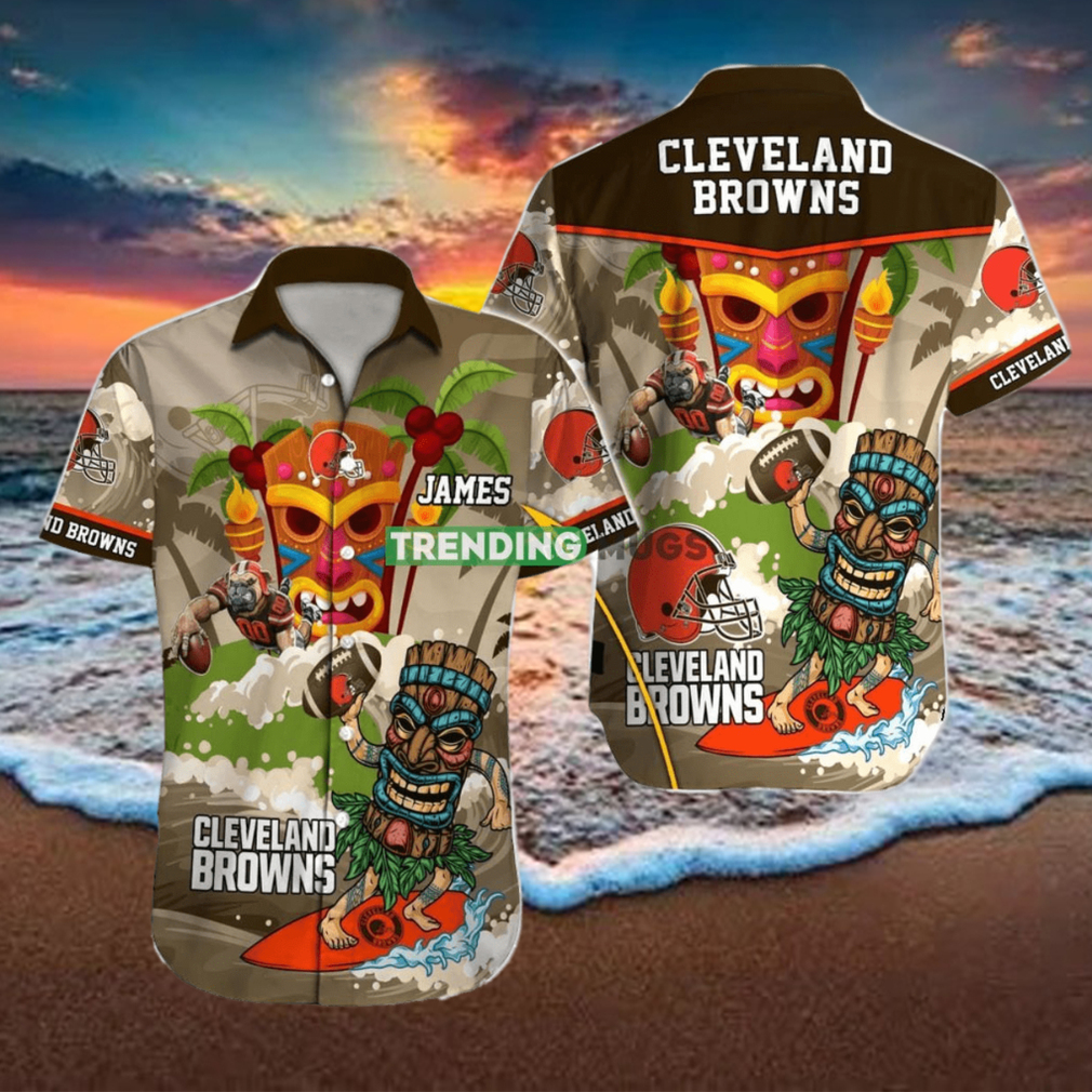 Cleveland Browns NFL Football Custom Name Hawaiian Shirt For Men And Women Gift For Real Fan hawaiian shirt Cleveland Browns NFL Football Custom Name Hawaiian Shirt For Men And Women Gift For Real Fan hawaiian shirt
