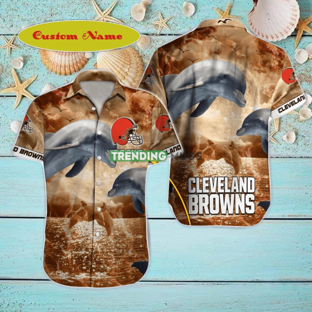 Cleveland Browns NFL Football Custom Name Hawaiian Shirt For Men And Women Style Gift For Fan hawaiian shirt Cleveland Browns NFL Football Custom Name Hawaiian Shirt For Men And Women Style Gift For Fan hawaiian shirt