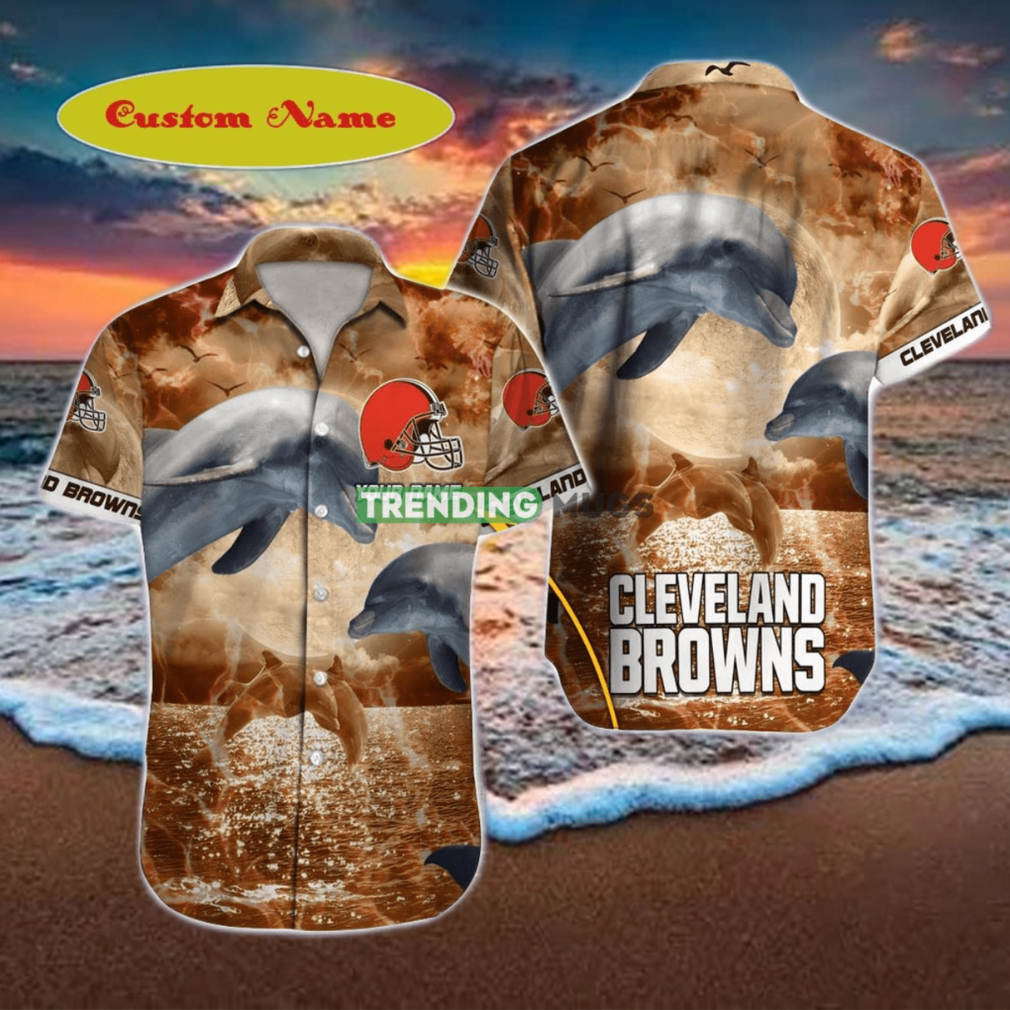 Cleveland Browns NFL Football Custom Name Hawaiian Shirt For Men And Women Style Gift For Fan hawaiian shirt Cleveland Browns NFL Football Custom Name Hawaiian Shirt For Men And Women Style Gift For Fan hawaiian shirt