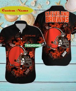 Cleveland Browns NFL Custom Name Hawaiian Shirt For Men And Women Best Gift  For Real Fans - Freedomdesign