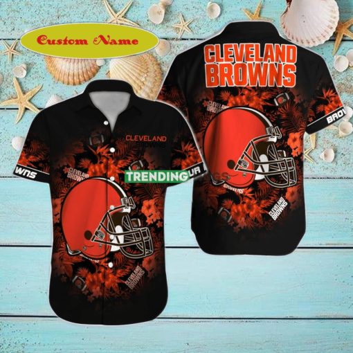 Cleveland Browns NFL Football Custom Name Hawaiian Shirt For Men And Women Style Gift For Real Fans hawaiian shirt
