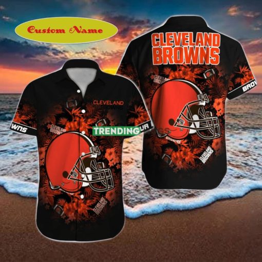 Cleveland Browns NFL Football Custom Name Hawaiian Shirt For Men And Women Style Gift For Real Fans hawaiian shirt