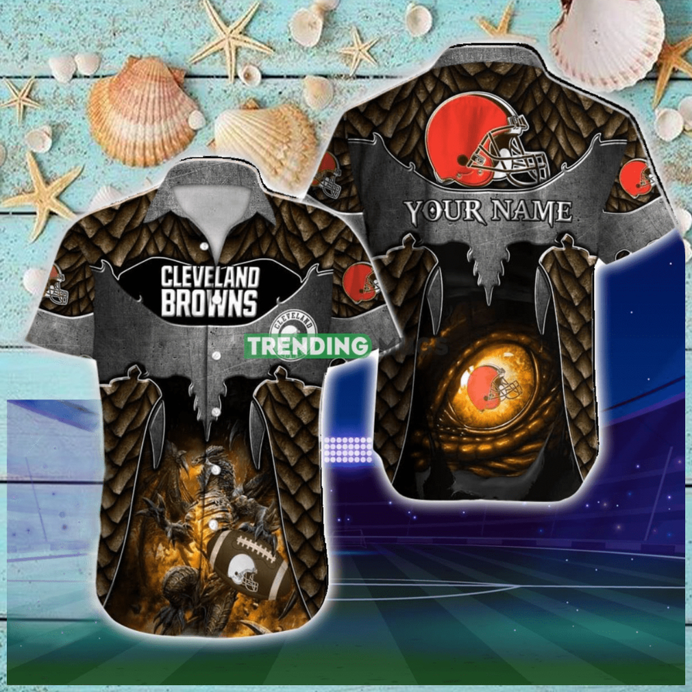 Cleveland Browns NFL Custom Name Hawaiian Shirt For Men And Women Style  Gift For Real Fans - Freedomdesign