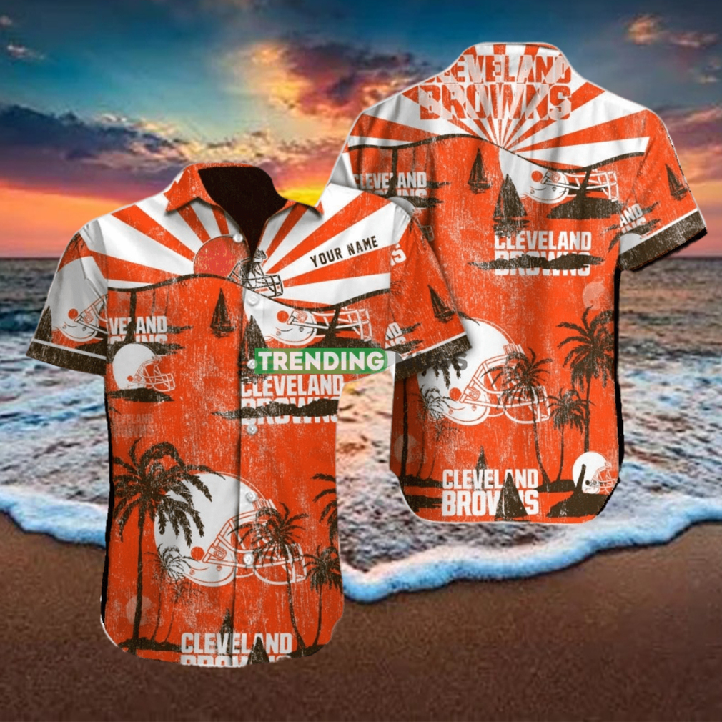 Complete Cleveland Browns Fans Gift Logo Sport Lover Hawaiian