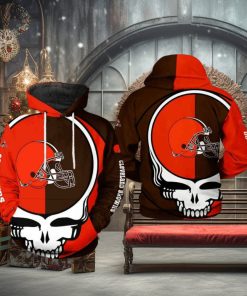 Cleveland Browns NFL Grateful Dead 3D Printed Hoodie