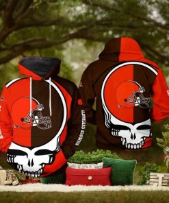 Cleveland Browns NFL Grateful Dead 3D Printed Hoodie