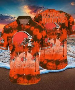 Cleveland Browns NFL Hawaiian Shirt Tropical Patterns For Fans